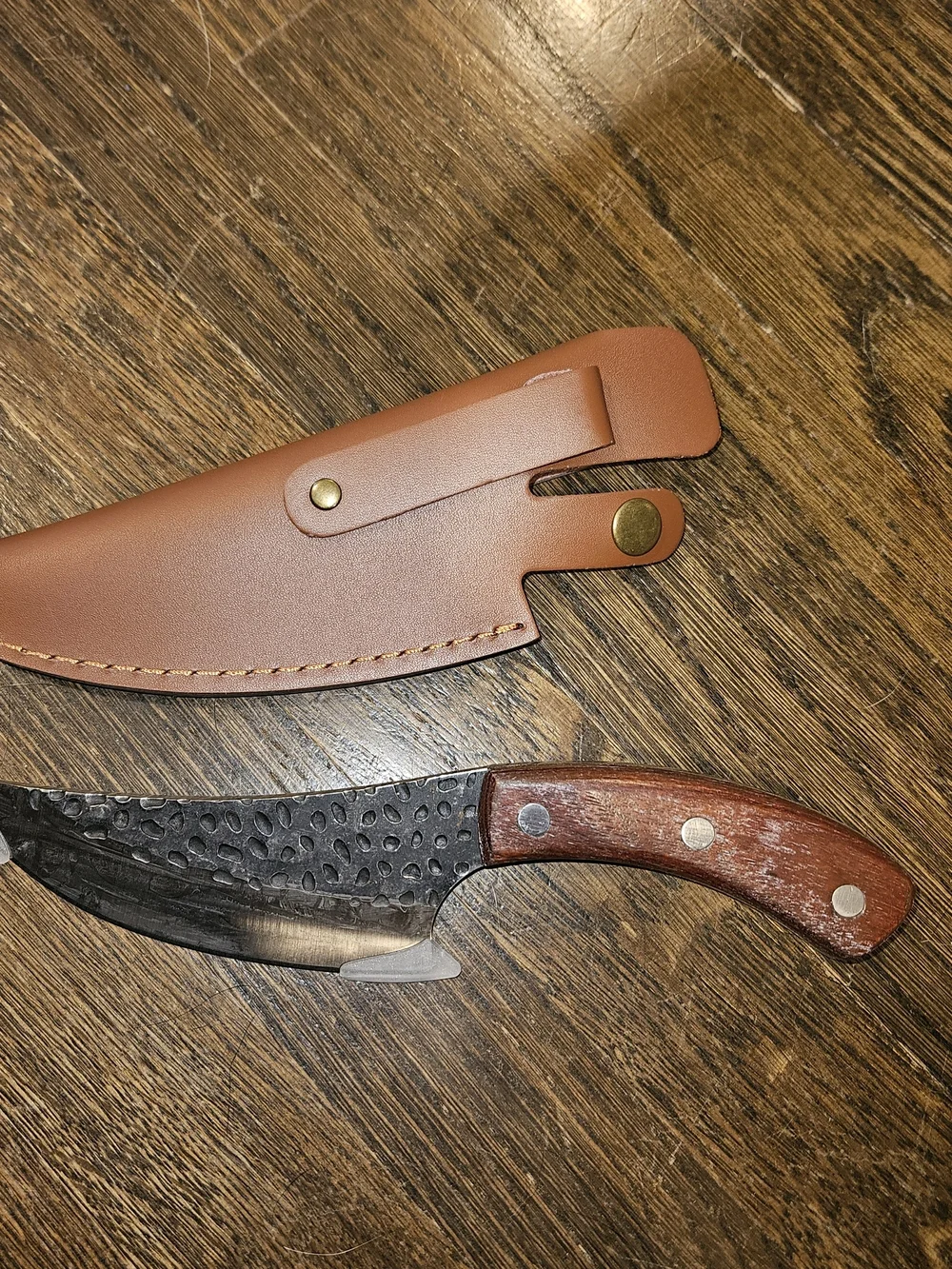 Siedo Boning Knife, Butcher Kitchen Chef Knife Leather Sheath 5.5'' Blade